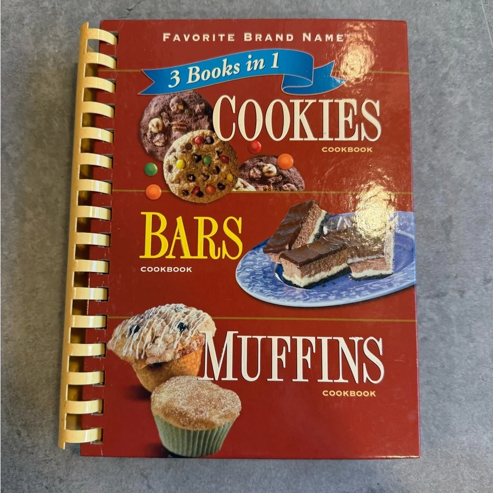 Favorite Brand Name 3 Books in 1 Cookes Cookbook, Bars Cookbook, Muffins
